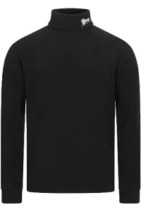 Men's Curdworth Turtle Neck Sweater, Black/White, XL Men's Curdworth Turtle Neck Sweater, Black/White, XL