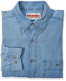Men's Denim Shirt, Denim, XL Men's Denim Shirt, Denim, XL