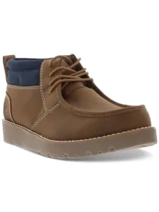 Men's Faux Leather Chukka Boots Shoes Brown, Brown, 12 Men's Faux Leather Chukka Boots Shoes Brown, Brown, 12