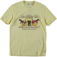 Men's Graphic SETIN Neck 2H YEL T-Shirt, Yellow (Vintage Mood Yellow), L Men's Graphic SETIN Neck 2H YEL T-Shirt, Yellow (Vintage Mood Yellow), L