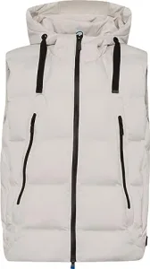 Men's Largo Light Tec-quilted vest in modern styling, Broken White, XXL