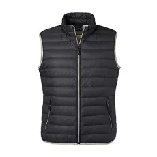 Men's Light Down Vest in Classic Design (S, Graphite/Silver) Men's Light Down Vest in Classic Design (S, Graphite/Silver)