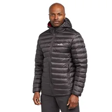 Men’s Loch Down Hooded Jacket with Ripstop Fabric & 90/10 650 Fill Power Down, Water Repellent (UK, Alpha, XXL, Regular, Regular, Grey) Men’s Loch Down Hooded Jacket with Ripstop Fabric & 90/10 650 Fill Power Down, Water Repellent (UK, Alpha, XXL, Regular, Regular, Grey)