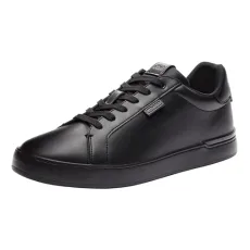 Men's Lowline Leather Low Top Sneaker, Black, 5 UK Men's Lowline Leather Low Top Sneaker, Black, 5 UK