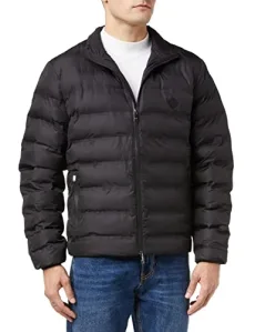 Men's Lw Moto Quilted Jacket, Black (Black), M UK Men's Lw Moto Quilted Jacket, Black (Black), M UK