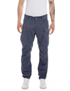 Men's M9873A Joe Comfort Cotton Twill Pants, Faded Aviator 169, 33W / 32L