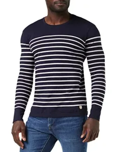 Men's Marinière Port-Louis Héritage Homme Long Sleeve Top, Multicolour (600 Navire/Blanc Men's Marinière Port-Louis Héritage Homme Long Sleeve Top, Multicolour (600 Navire/Blanc