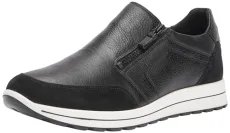Men's Matteo Sneaker, Schwarz,Cognac, 10 UK Men's Matteo Sneaker, Schwarz,Cognac, 10 UK
