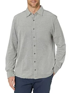 Men's Naugatuck Shirt Button, Grey Chambray, XXL Men's Naugatuck Shirt Button, Grey Chambray, XXL