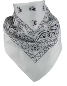 Men's Neckerchief - White - white - One size Men's Neckerchief - White - white - One size