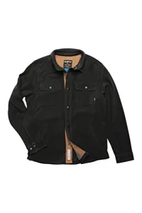 Men's Oh Chute Long Sleeve Fleece Shirt Jacket, Black, X-Large Men's Oh Chute Long Sleeve Fleece Shirt Jacket, Black, X-Large