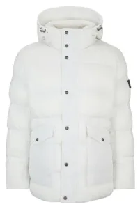 Mens Oneon-W Relaxed-fit Water-Repellent Parka Jacket with Logo Badge Mens Oneon-W Relaxed-fit Water-Repellent Parka Jacket with Logo Badge