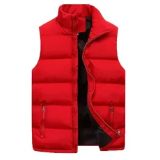 Mens Padded Gilet Puffer Jacket Vest - Puffer Jacket Mens Lightweight Gilet For Men Uk Men'S Gilet Winter Trapstar Windproof Quilted Body Warmer Outdoor Thick Padded Sleeveless Waistcoat Mens Vests