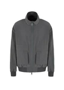 Men's Patch Pocket Bomber Jacket, Urban Chic, XL