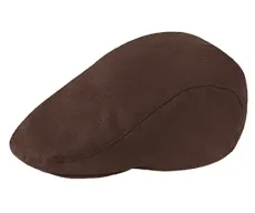 Mens Plain Wool Blend Flat Cap-Choc Chocolate Mens Plain Wool Blend Flat Cap-Choc Chocolate