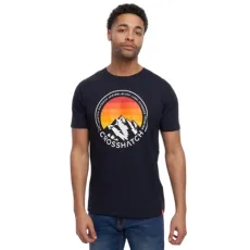 Mens Premium Printed Half Sleeve Crew Neck T-Shirt(XL/Kamet-Navy) Mens Premium Printed Half Sleeve Crew Neck T-Shirt(XL/Kamet-Navy)