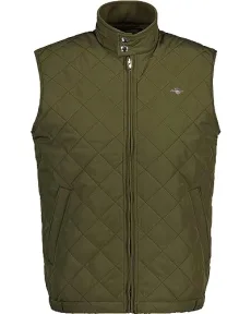 Men's Quilted Windcheater Vest, Juniper Green, L Men's Quilted Windcheater Vest, Juniper Green, L