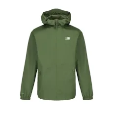 Mens Sierra Waterproof Hooded Jacket Khaki Mens Sierra Waterproof Hooded Jacket Khaki
