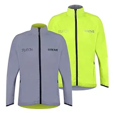 Men's Switch Reflective Cycling Jacket - Silver/Yellow