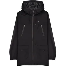 Mens Terrace Retro Hooded Jacket - Black - L Mens Terrace Retro Hooded Jacket - Black - L