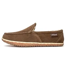 Men's Tilden Moccasin Suede Indoor and Outdoor Slippers, Autumn Brown, 10 UK Men's Tilden Moccasin Suede Indoor and Outdoor Slippers, Autumn Brown, 10 UK