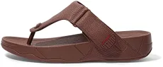 Men's trakk ii Toe Post Leather Flipflop, Cherry Mahogany, 8 UK Men's trakk ii Toe Post Leather Flipflop, Cherry Mahogany, 8 UK
