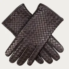Mens Woven Leather Gloves Mens Woven Leather Gloves