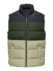 Men's Zip Up Quilted Gilet Bodywarmer Lightweight Padded Sleeveless Jacket Dark Navy/Rosin M Men's Zip Up Quilted Gilet Bodywarmer Lightweight Padded Sleeveless Jacket Dark Navy/Rosin M