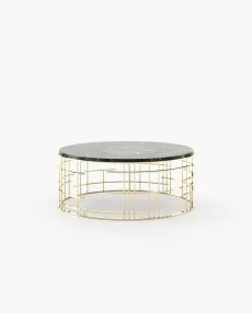 MERCY Coffee Table Verde Issorie Polished Marble MERCY Coffee Table Verde Issorie Polished Marble