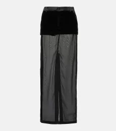 Mesh maxi skirt Mesh maxi skirt