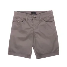 Metal Badge Chino Short