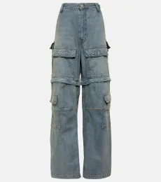 Mid-rise cargo jeans Mid-rise cargo jeans