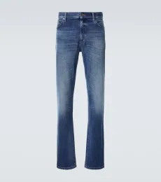 Mid-rise skinny jeans