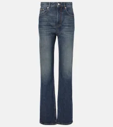 Mid-rise straight jeans Mid-rise straight jeans