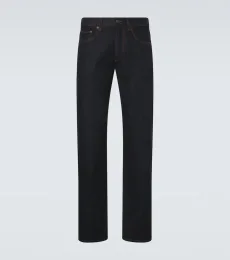 Mid-rise straight-leg jeans Mid-rise straight-leg jeans
