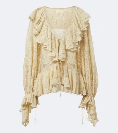 Mija ruffled lace blouse Mija ruffled lace blouse