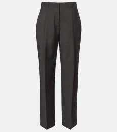 Mikkela high-rise wool and mohair pants