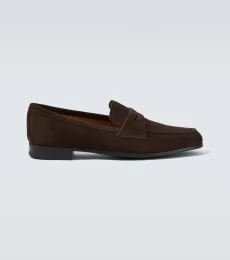 Milton suede penny loafers Milton suede penny loafers