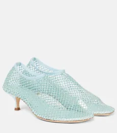 Minette embellished fishnet pumps Minette embellished fishnet pumps