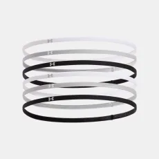 Mini Elastic Womens Pack Headbands Black / Mod Gray OSFM