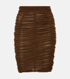 Mini-jupe à taille haute