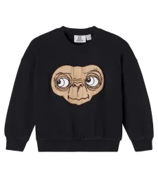 Mini Rodini E.T. patch-applique cotton sweatshirt
