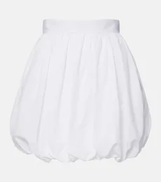 Minifalda de popelín de algodón Minifalda de popelín de algodón