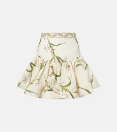 Minifalda Jacarina de lino estampada Minifalda Jacarina de lino estampada