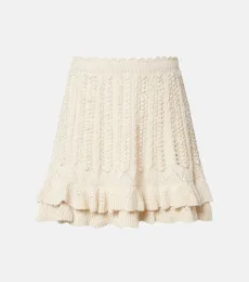 Minifalda Nelle de croché de algodón Minifalda Nelle de croché de algodón