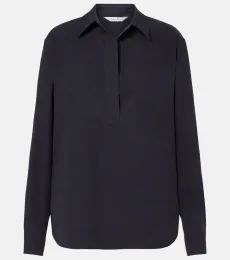 Mirko silk crêpe blouse Mirko silk crêpe blouse