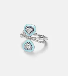 Mirror Love 18kt white gold ring with diamonds Mirror Love 18kt white gold ring with diamonds