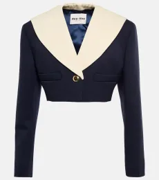 Miu Miu Crop wool jacket