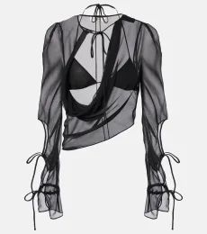Mobius sheer silk top Mobius sheer silk top