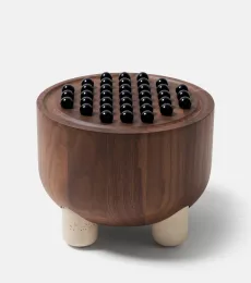 Mocambo Peg walnut solitaire set Mocambo Peg walnut solitaire set